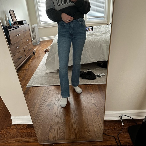 Reformation Peyton High Rise Bootcut Jeans - Picture 4 of 7